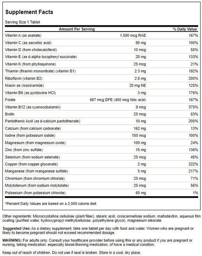 Swanson Century Formula Multivitamin Without Iron 130 Tabs (2 Pack)