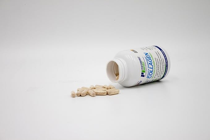 Performance Inspired Nutrition Collagen Joint/Skin/Nails/Beauty Support Capsules - Contains 5,000mcg of Biotin - Silica - Aloe Vera - Collagen Peptides - Hydrolyzed Acid – All-Natural - Big 120 Ct