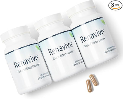 Natural Kidney Cleanse | Eliminate & Protect Against Kidney Stones | Flush Impurities & Clear System | Support Kidney Health & Function | Chanca Piedra, Celery & More | 60 Capsules - 3 Pack