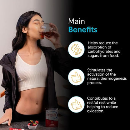 Fire 2.0 - Sanki's 100% All-Natural Dietary Supplement Thermogenic Box with 27 Packets in Red Berries Flavor