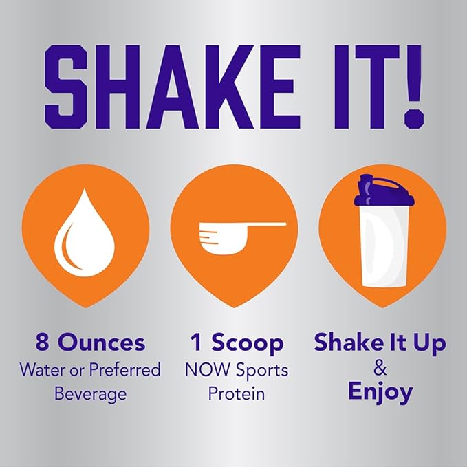 NOW Foods Sports Nutrition, Whey Protein Isolate, 25 g With BCAAs, Creamy Chocolate Powder, 1.8-Pound