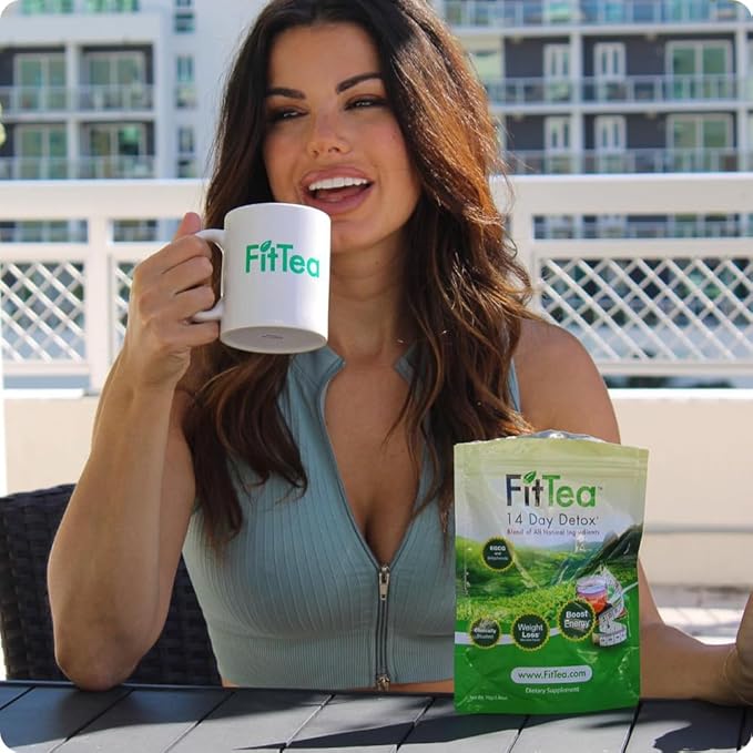 FitTea The Original 14 Day Detox Tea for Weight Loss and Belly Fat - Detox Cleanse Weight Loss Tea for Women and Men - Clinically Tested Slim Tea Detox Drink
