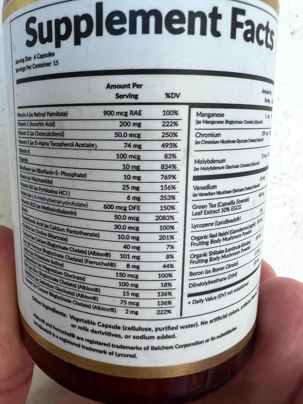 ONE Immunity Boost Multivitamin Supplements for Women and Men | Advanced Immunity Defense Support | Helps Immune Response | 90 Capsules, Pack of 1