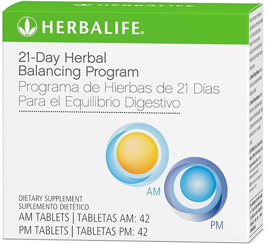 Herbal Balancing Program of 21-Days 42 Tablets for AM/42 Tablets for PM Dietary Supplement