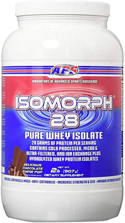 APS Nutrition Isomorph Protein Powder Supplement | Whey Protein Isolate | Ultra- Filtered | 28g Protein | Chocolate Fudge Pop, 2 Pound (Pack of 1)