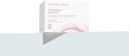 Theralogix TheraNatal OvaVite Preconception Vitamins - 13-Week Supply - Prenatal Vitamins & Fertility Supplement for Women with CoQ10* - NSF Certified - 91 Tabs, 182 Softgels (91 Servings)