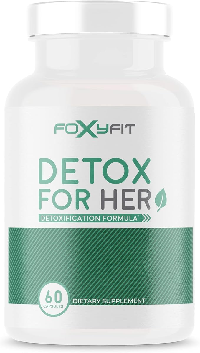 Detox for Her 30 Day Detox Cleanse Formula That Supports Healthy Digestion Function, Promotes Detoxification, & Balances from Within*