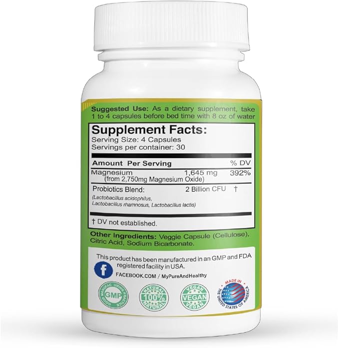 Pure & Healthy Oxybiotic Colon Cleanser (60)