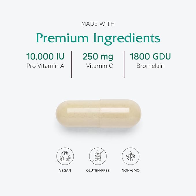 Vitanica Opti-Recovery, Pre & Post Surgery Support, Wound Care, BBL, Tummy Tuck, C Section & Postpartum Vitamin Essentials Healing Support, Scar, Shoulder, Hysterectomy, Breast & Lipo, Vegan, 60 Caps