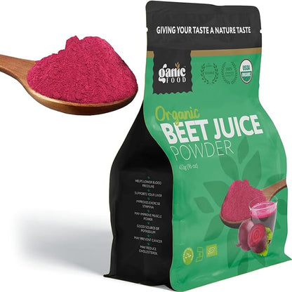 Organic Beet Root Juice Powder, 16 Ounces