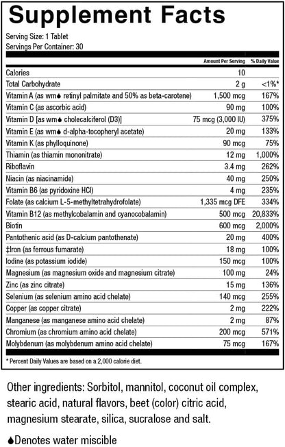 Celebrate Vitamins CelebrateONE 18 Chewables, 18mg Iron - One A Day Bariatric Multivitamin, Essential Vitamins & Minerals - Gastric Bypass & Sleeve Gastrectomy Supplement - Black Cherry (90 Tablets)
