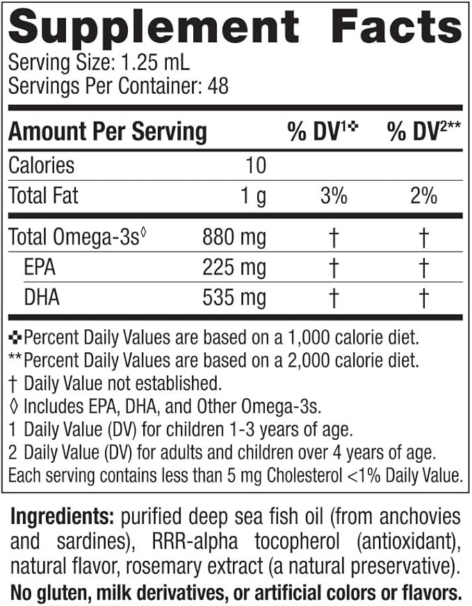 Nordic Naturals Children’s DHA Xtra, Berry Punch - 2 oz for Kids - 880 mg Total Omega-3s with EPA & DHA - Cognitive & Immune Function, Learning, Social Development - Non-GMO - 48 Servings