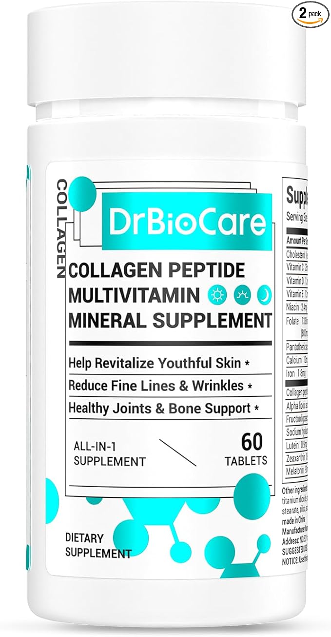 Collagen Peptides for Women, Beauty Vitamin & Mineral Supplement,Contains Vitamin D3, Probiotics for Women & Collagen Peptides,Vitamin E,Vitamin B Complex 120 Tablets