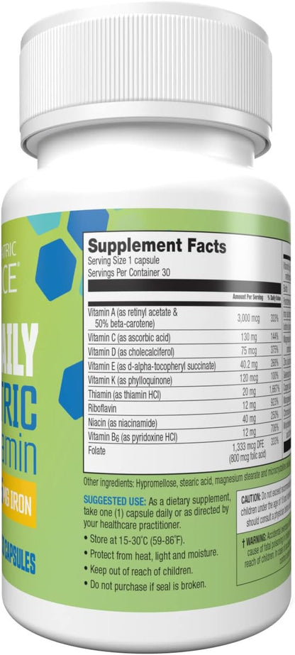 Bariatric Choice Once Daily Bariatric Multivitamin Capsule with 45 mg of Iron (30ct)