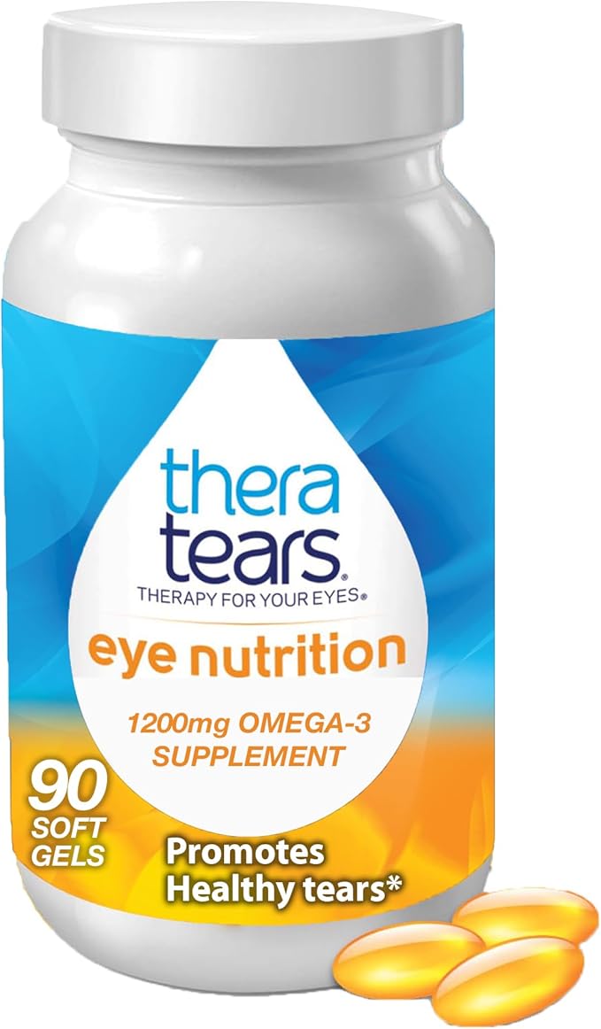 TheraTears Omega 3 Supplement, 1200mg, 90 ct (Pack of 1)