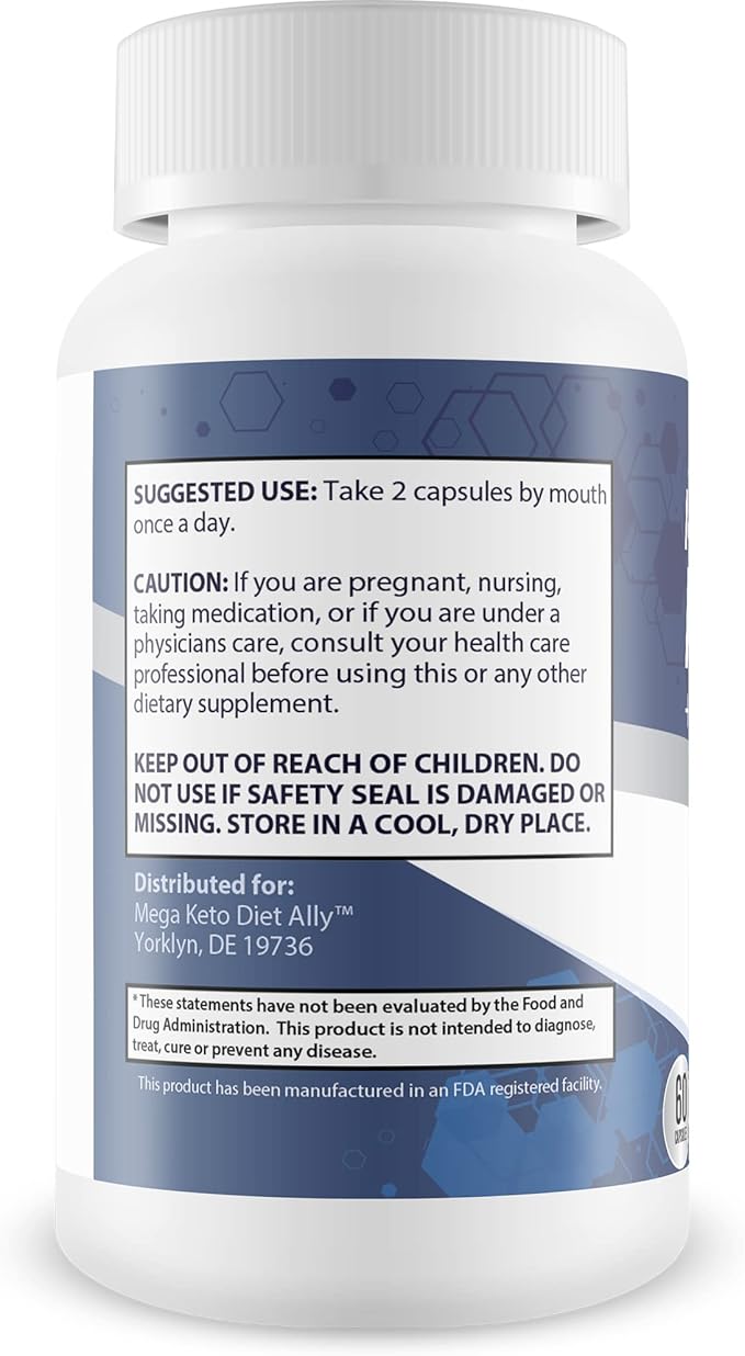 Mega Keto Diet + Cleanse - Help Reduce Gut Bloat - Blast Out Carbs to Support Ketosis Cleanse - Digestive Cleansing Ketogenic Support - Body Cleanse & Liver Cleanse - Help Support Overall Health