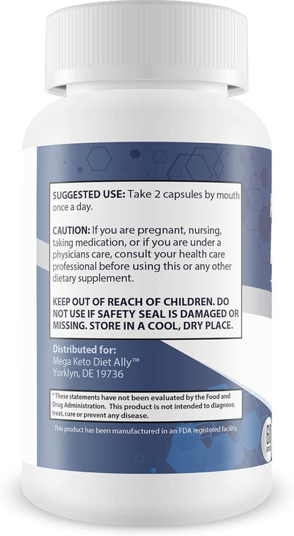 Mega Keto Diet + Cleanse - Help Reduce Gut Bloat - Blast Out Carbs to Support Ketosis Cleanse - Digestive Cleansing Ketogenic Support - Body Cleanse & Liver Cleanse - Help Support Overall Health