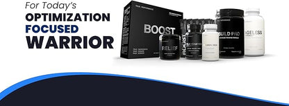 DRINK HRW Prime Men's Health Supplement - Enhance Muscle, Strength, Vitality - Scientifically Validated, Premium Ingredients - Boost Energy, Endurance with Creatine+ GAA - Peach Mango (30 Servings)