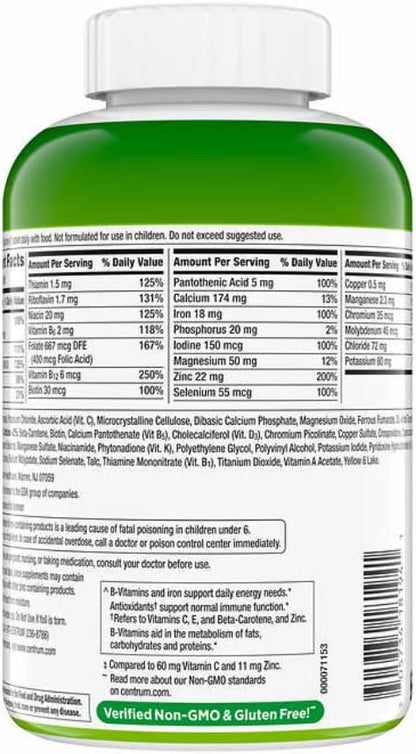 VANBAR Centrum Adults Multivitamin, 425 Tablets