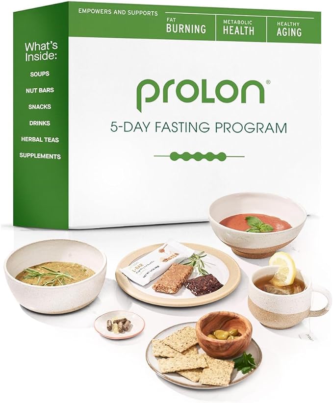 Prolon 5 Day Fasting Kit | Fasting Program for Women & Men | Developed to Not Break Your Fast | Low Calorie Pre Made Meals & Snacks | Plant Based Ingredients for Diet Support | Version 3 Kit