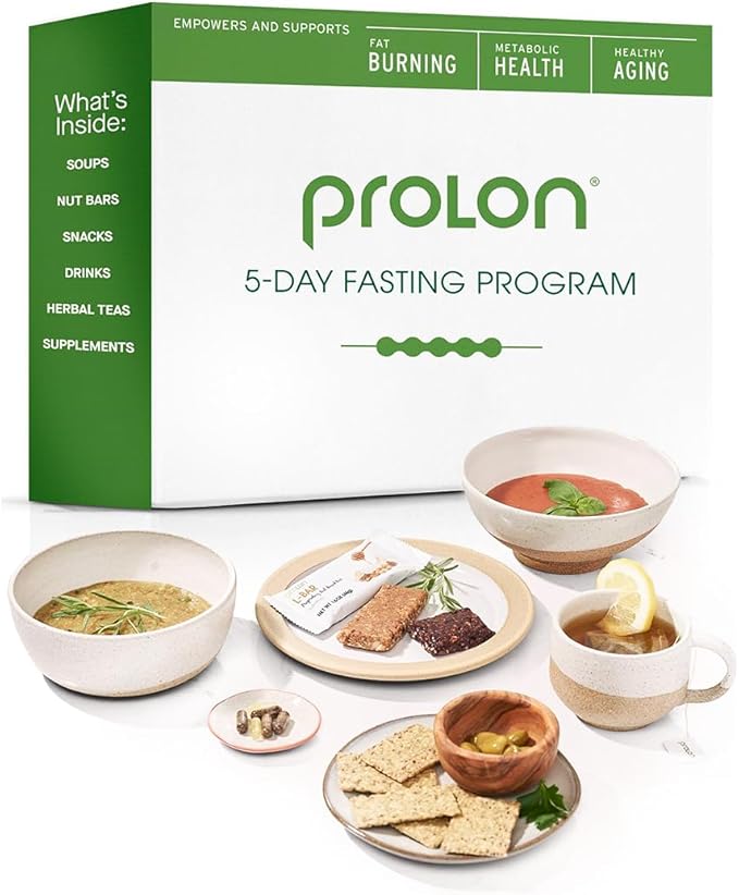 Prolon 5 Day Fasting Kit | Fasting Program for Women & Men | Developed to Not Break Your Fast | Low Calorie Pre Made Meals & Snacks | Plant Based Ingredients for Diet Support | Version 3 Kit