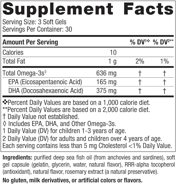 Nordic Naturals Children’s DHA Xtra, Berry Punch - 90 Mini Chewable Soft Gels for Kids - 636 mg Omega-3s EPA & DHA - Cognitive & Immune Function, Learning, Social Development - Non-GMO - 30 Servings
