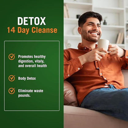Centuryⁿ Syst𝐞ms The Cleaner Detox, Complete Internal Cleansing Formula, Support Digestive Health, Vegetarian Capsules (Men 14 Days)