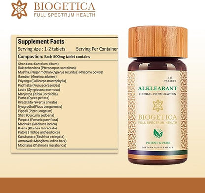 Alklearant Cleanse Supports Healthy Digestive Function, Increases Energy- 120 Tablets