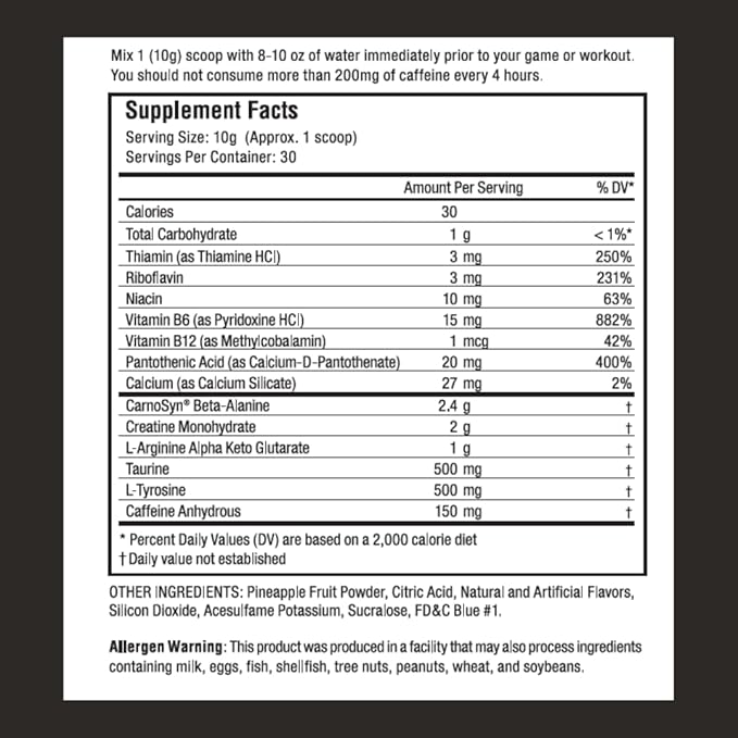 Proven4 Pre Workout Powder for Men and Women with Creatine - Beta Alanine - Caffeine NSF Certified preworkout Energy Supplement Blue Raspberry 30 Servings