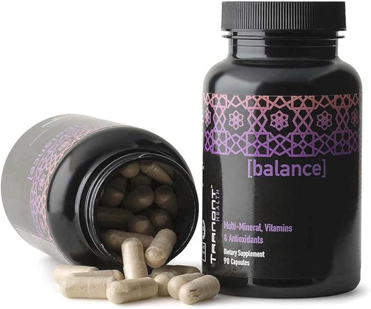 Tranont Balance | 90 Count | Multi-Mineral & Vitamin Capsules for Adults | Vitamin C, A, and E Magnesium, Zinc, Calcium, and Iodine | Boosts Immunity, Energy, and Digestion | Gluten Free, Vegetarian