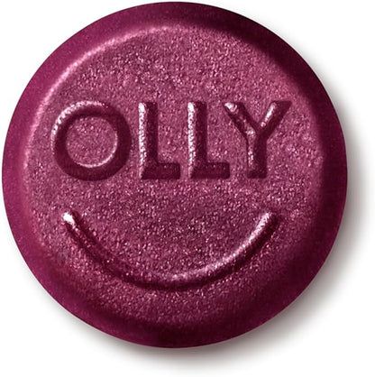 OLLY Men's Multivitamin Gummy, Vitamins A, C, D, E, B, Zinc, Blackberry Flavor, 45 Day Supply - 90 Count