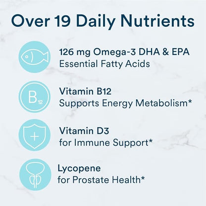 SmartyPants Multivitamin for Men, Gummies: Omega 3 Fish Oil (EPA/DHA), Methylfolate, Vitamin D3, C, Vitamin B12, B6, Vitamin A, K & Zinc for Immune Support, 120 Gummies (20 Day Supply)