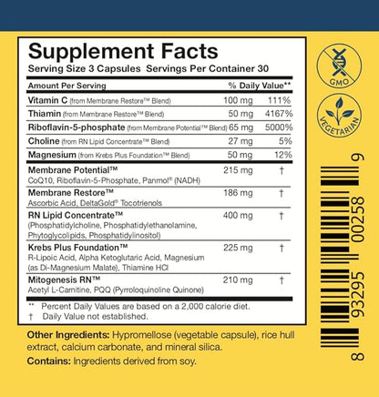 Researched Nutritionals Mens & Womens Vitamins for Energy Support - Optimized Energy Duo - Adrenal Support & Mitochondrial Supplements to Promote Optimal Cellular Energy - ATP 360 & Energy Multi-Plex
