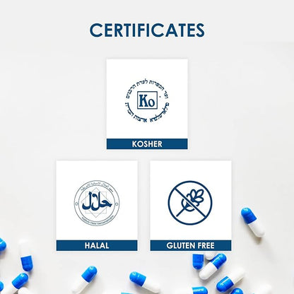 Capsuline Size 000 Empty Gelatin Capsules, Clear - 500 Count | Gluten Free, Kosher, Non-GMO Certified | Pure Bovine Pill Caps for DIY Supplement Filling