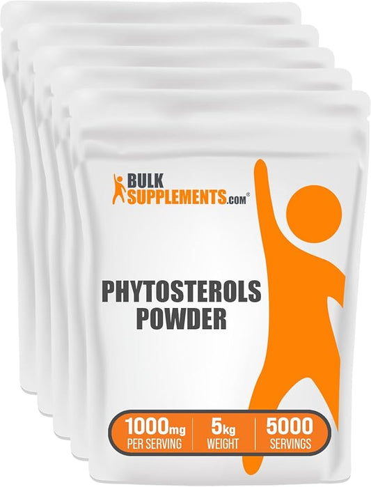 BulkSupplements.com Phytosterols Powder - Phytosterola Supplement 1000mg, Beta Sitosterol Supplement, Beta Sitosterol Powder - Gluten Free, 1000mg per Serving, 5kg (11 lbs)