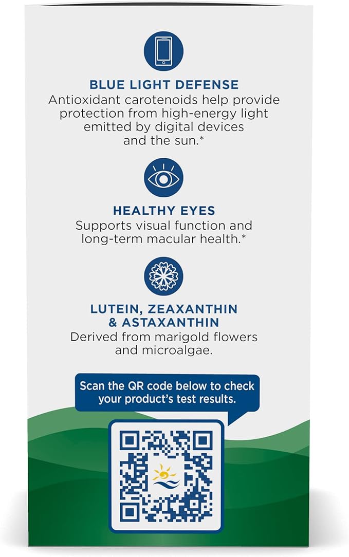 Nordic Naturals Blue Light Defense - 60 Soft Gels - Four Phytonutrients with Complementary Antioxidant Capacities - Supports Retinal Health, Visual Function - Non-GMO - 60 Servings