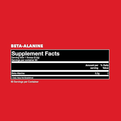 Gorilla Mode Beta-Alanine – Carnosine Precursor/Enhanced Muscular Endurance / 3.2 Grams per Servings