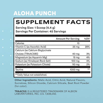 Cira Hydration Electrolytes Powder for Women - Electrolyte Drink Mix with Himalayan Salt for Dehydration Relief - 45 Servings, Fruit Punch