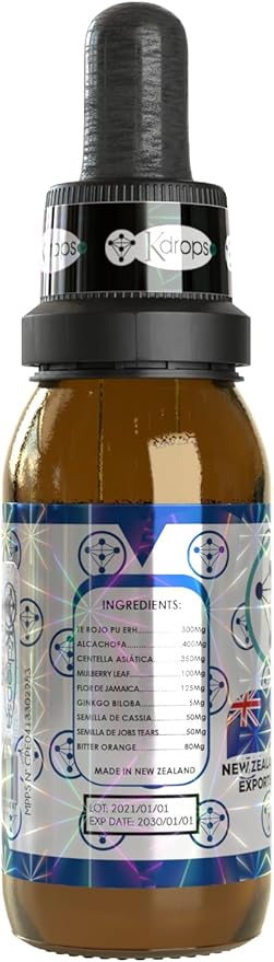 Potent Fat Burner Drops - 3-Month Supply (Pack of 3) - Natural Weight Loss, gotas para bajar de peso, KDROPS