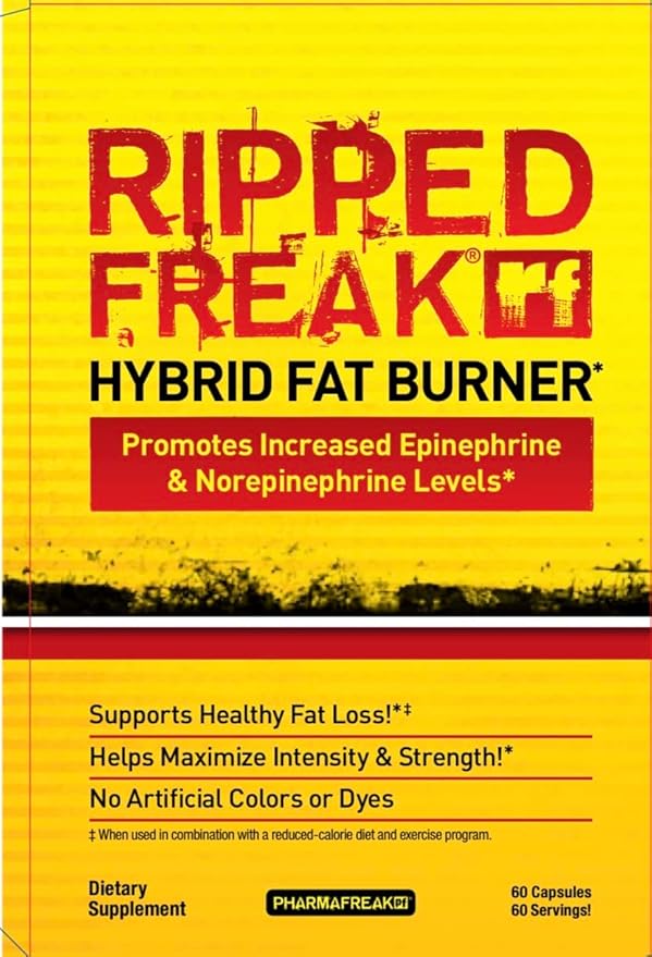 Pharmafreak Ripped Freak 60ct - USA - Hybrid Fat Burner