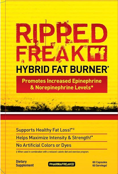 Pharmafreak Ripped Freak 60ct - USA - Hybrid Fat Burner