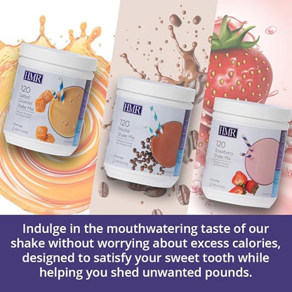 HMR 120 Shake Meal Replacement Powder | Mocha Shake Mix to Support Healthy Weight Loss | 12g of Protein | Nutritional Drink | Low Calorie Food | 12 Servings