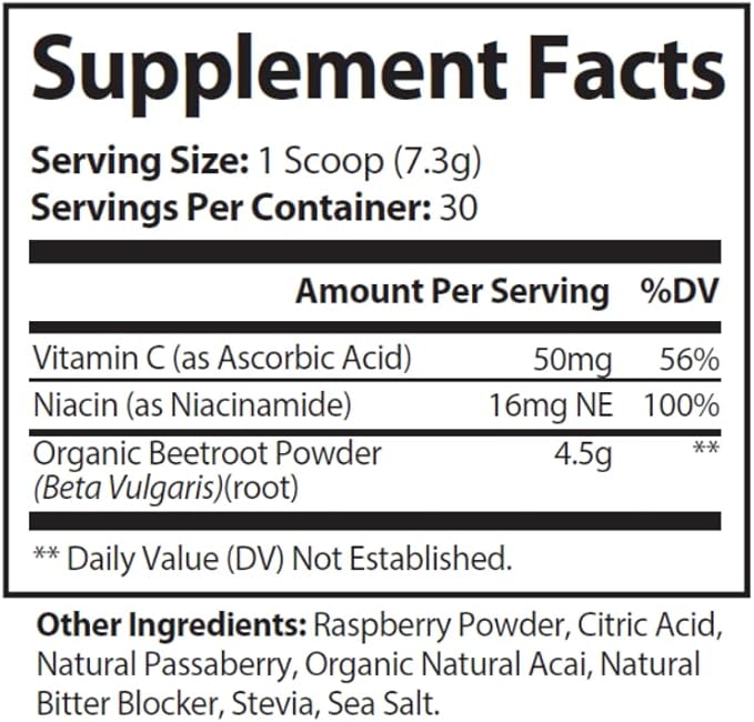 Beet + Boost Organic Beet Root Powder - Berry Flavored SuperBeet - Boost Daily Nutrition, Athletic Performance, Vegan, Lactose-Free, and Non-GMO Beets Root Powder Supplement