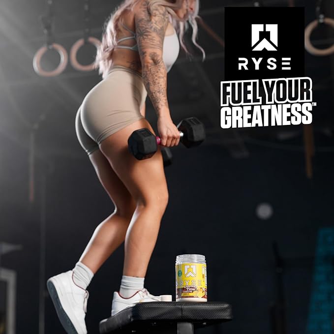 Ryse Loaded Pre Workout Powder Supplement for Men & Women | Pumps, Energy, Focus | Beta Alanine + Citrulline | 325mg Caffeine | 30 Servings (Jell-O Lemon Lime)