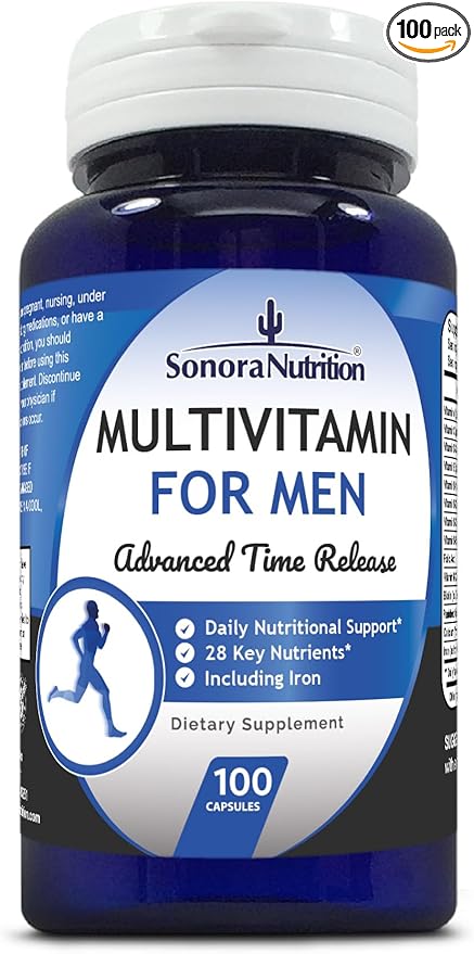 Multivitamin for Men Advanced Time Release, 100 Capsules