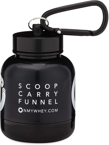 Portable Protein and Supplement Powder Funnel Key-Chain - Modern 5-Pack