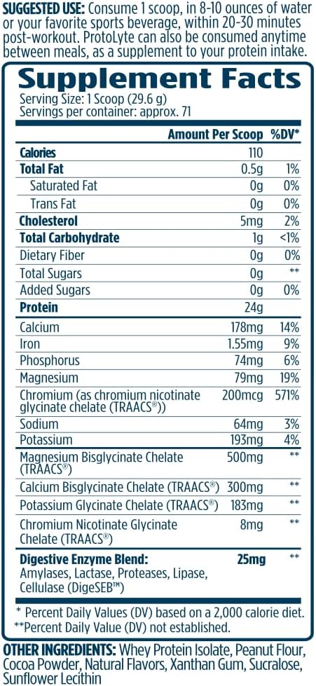 VMI Sports ProtoLyte Whey Isolate Protein Powder, Chocolate Peanut Butter, 4.6 lbs