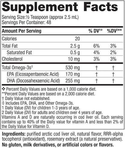 Nordic Naturals Children’s DHA, Strawberry - 4 oz for Kids- 530 mg Omega-3 with EPA & DHA - Brain Development & Function - Non-GMO - 48 Servings