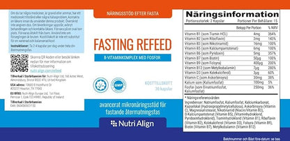Nutri-Align Fasting Refeed Multivitamin | 30 Fasting Multi Vitamin Capsules | Multivitamin for Men & Women | Vitamin B Complex, Phosphorus & Vitamin D & C Fasting Multivitamins | Gluten Free