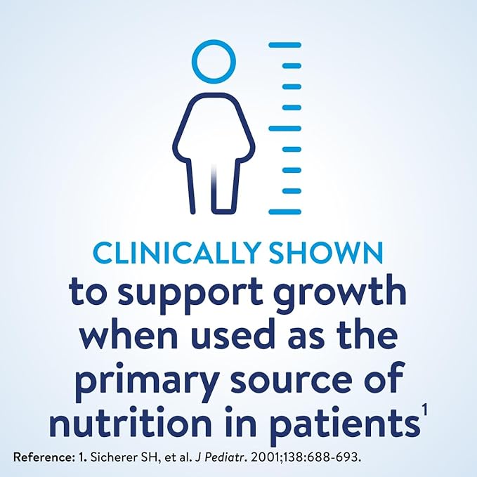 EleCare Jr Amino Acid-Based Nutrition Powder, Complete Nutrition for Ages 1 and Older With Food Allergies, Amino Acid-Based Nutrition Powder, Vanilla, 14.1-oz Can, Pack of 6